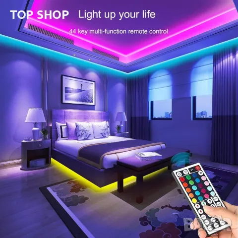 LED RGB 10m лента пълен комплект BellaBaby, снимка 9 - Лед осветление - 48477019