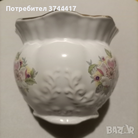 Много красива Винтаж порцеланова саксия за цветя Maryland Pottery Англия , снимка 5 - Декорация за дома - 44588773