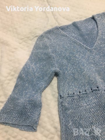 Блузка от фино плетиво хс-с, снимка 3 - Блузи с дълъг ръкав и пуловери - 44318684