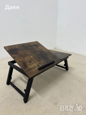 Бюро за лаптоп за легло, диван, поднос за закуска SONGMICS, снимка 3 - Бюра - 52711355