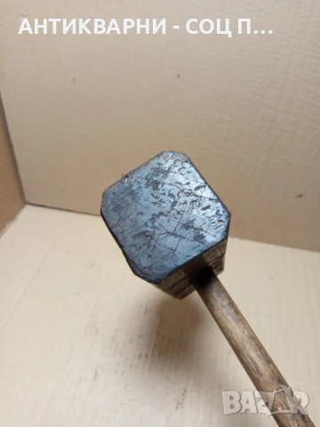 Соц Стар Ръчно Изработен Дървен Чук., снимка 7 - Антикварни и старинни предмети - 51370643