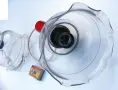 НОВА К-т Българска Ел.ЛАМПА ~220V тип Пендел с Абажур Ф165 мм и Кабели НРБ Единичен Полилей БАРТЕР, снимка 2