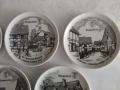 Комплект от пет малки колекционерски чинийки Лангерфелд.  Германия., снимка 3