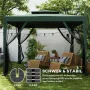 Outsunny Тежести 4 x 2,2 кг за шатра, подреждащи се, циментова сърцевина, Ø 20 x 4,5 см, снимка 9
