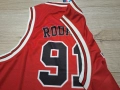 Баскетболен потник на Денис Родман #Чикаго Булс #91# Mitchell&Ness!, снимка 5