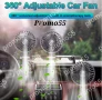 Преносим Вентилатор с USB за автомобили, камиони, офиси, дом, снимка 5