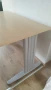 Бюро с метални крака - офис маса 140/80/73,5см, снимка 12