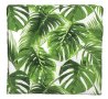 Възглавница за стол, Beige Tropical Leaves, 40x40cm, Зелено/ бежева, снимка 3