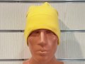 Нова мъжка зимна шапка с подгъв в жълт цвят, снимка 10