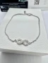 Сребърна гривна с мойсанит (Диамант) , снимка 6