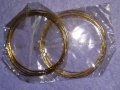 Две МАРКОВИ ПОЗЛАТЕНИ РЕТРО СТИЛ ГРИВНИ OKER BRAND от БЛАГОРОДНА СТОМАНА - НОВИ 24197, снимка 5