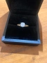 Годежен пръстен - естествен диамант 0,98к с 14к злато, снимка 3