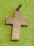 Сребърен кръст с текстурирана повърхност майсторска изработка 49377, снимка 9