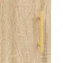 vidaXL Висок шкаф, дъб сонома, 69,5x34x180 см, инженерно дърво, снимка 9