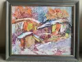 Авторска Маслена живопис,, Мечтание", снимка 3