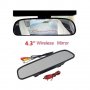 1320 Огледало с вграден 4.3 инчов монитор за задно виждане, снимка 1 - Аксесоари и консумативи - 34556226