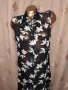 42  Черно прозрачно парео/ рокля/на бели цветя , снимка 6
