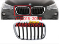Предни решетки бъбреци за BMW X1 F48 (2015-2018) - Gloss Black and Chrome