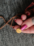 Колиета тип чокър / бижутерска връв и велур , снимка 8