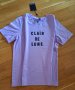 Дамска лилава тениска., снимка 1 - Тениски - 44401795