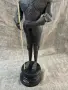 Декоративна метална статуетка на средновековен рицар, снимка 3