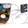 USB лампа летяща чиния с LED светлина, снимка 1 - Лед осветление - 44603048