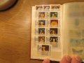 Колекция от 150 стари пощенски марки - кафява корица - птици, кучета, цветя, красиви местности, снимка 5