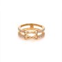 Златен дамски пръстен 2,76гр. размер:56 14кр. проба:585 модел:20049-2, снимка 1 - Пръстени - 42528661