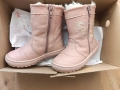 Ботушки Колев и Колев, естествена кожа, розови, момиче, снимка 1