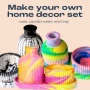 Нов DIY комплект за декор – отливки ваза/поднос/свещник, 5 цвята, 3 форми, снимка 8