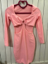 Дамска розова рокля, снимка 1 - Рокли - 44536124