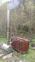 Дървено джакузи с външна печка-двуместно, снимка 1