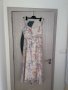 Нова разкошна 100% памук памучна дълга елегантна ефирна рокля Mohito флорален принт нежни цветя , снимка 1 - Рокли - 41555975