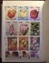 Класьор с марки на тема "Цветя", снимка 17