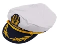 Нова бяла капитанска шапка BULGARIA с Котва, Унисекс, снимка 2