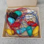 Стари Соц Български Коледни Играчки за Елха Електрически Гирлянди , снимка 3