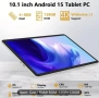 Нов CRELANDER 10.1" Android 15 таблет 12GB+128GB с калъф и 5000mAh батерия, снимка 4