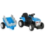 ТОП ЦЕНА!НОВО!Акумулаторен трактор с ремарке Dallas BLUE с 12V батерия, снимка 2