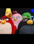 Колекционерски комплект плюшени играчки Angry Birds (5 броя), снимка 1