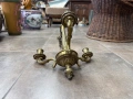 Бронзов свещник полоилей №7895, снимка 4