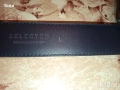 SELECTED MENSWEAR Нов Мъжки Колан Изцяло от Естествена Кожа с Етикет 120см., снимка 11