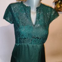 Зелена дълга рокля Wallis р-р М, нова с етикет , снимка 7 - Рокли - 41838577