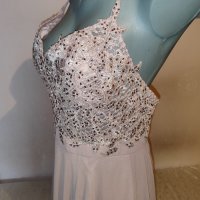 Дълга официална бална рокля р-р Л , снимка 2 - Рокли - 41838605