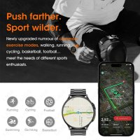 1,6" Smart часовник-NFC ECG+PPG Bluetooth Call GPS Tracker IP68, снимка 10 - Смарт гривни - 42140674