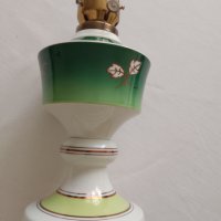 Стара  Газена  порцеланова лампа маркирана  GDR, снимка 15 - Други ценни предмети - 41143906