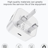 Ново Зарядно устройство за iPhone щепсел и кабел 2 метра Айфон Адаптер, снимка 4 - Аксесоари за Apple - 40603707