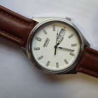 seiko quartz стоманен, снимка 1 - Мъжки - 44687141