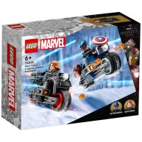 LEGO® Marvel Super Heroes 76260 - Мотоциклетите на Черната вдовица и капитан Америка, снимка 1 - Конструктори - 42605541