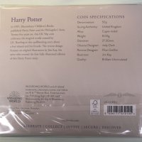 Великобритания 50 пенса 2022 Хари Потър и философския камък, снимка 2 - Нумизматика и бонистика - 41758395