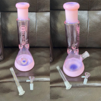 PINKIE PIE - 12" DUAL COLOR BEAKER BONG - MILKY PINK, снимка 1 - Други - 36371204